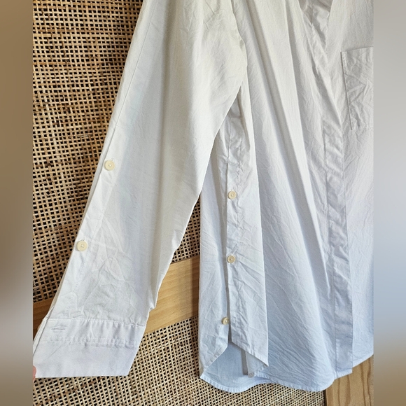 EUC Athleta buttoned side split shirt tunic L - Picture 4 of 4